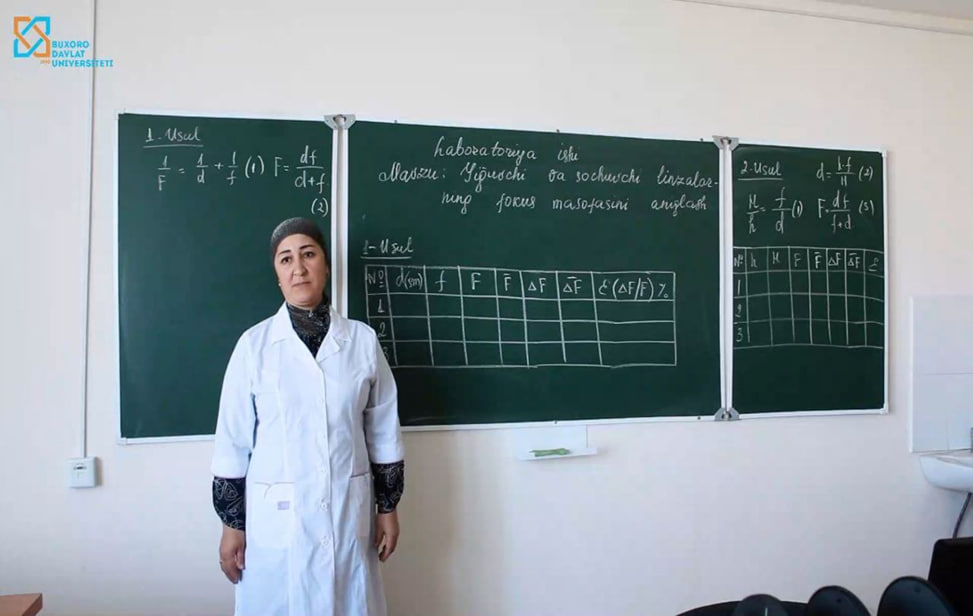 Yigʻuvchi va sochuvchi linzalarning fokus masofasini aniqlash